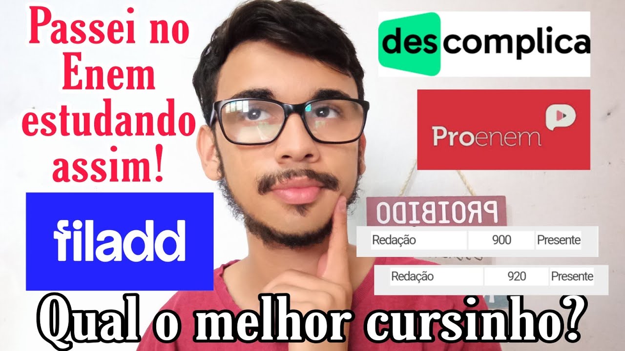 QUAL CURSINHO ONLINE ESCOLHER PARA PASSAR NO ENEM 2023 | COMPARATIVO ...