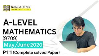 As Level Math |May/June|9709|2020| P11| Complete Solved Paper