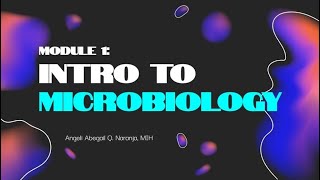 1 Introduction History Microbiology BSMLS Filipino MLS