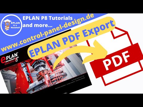Eplan Pdf Export How To Make Your Own Scheme For The Pdf Export Youtube