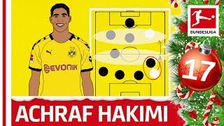 What Makes Achraf Hakimi So Good? - Powered By Tifo Football - Bundesliga 2019 Advent Calendar 17