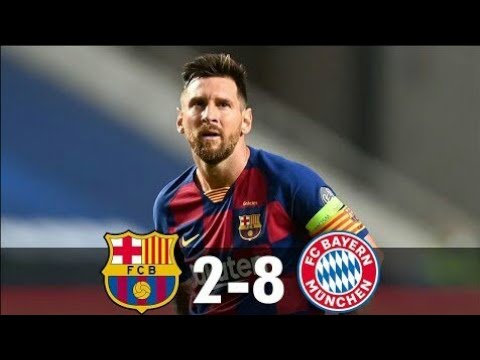 BARCELONA VS BAYERN MUNICH [ 2- 8 ] RESUMEN Y GOLES | CUARTOS DE FINAL ...