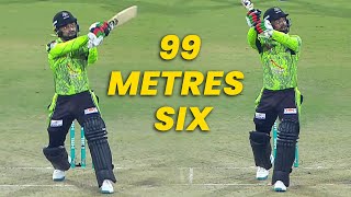 Rashid Khan's Helicopter Shot Takes Flight in Lahore! 🚁 | That Travelled 9️⃣9️⃣ Metres 🤯 | #HBLPSL8