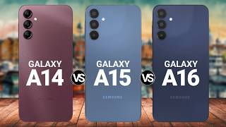 Samsung Galaxy A14 5G vs Samsung Galaxy A15 5G vs Samsung Galaxy A16 5G specs review