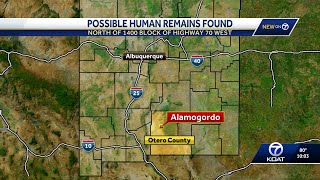 Human remains found in Alamogordo