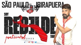 RBD TOUR 2023 - Anuncio - São Paulo - Auditorio Ibirapuera 19/01/23 - PORTUNHOL