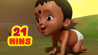 கண்ணான கண்ணனுக்கு கண் உறங்க நேரம் ஆச்சு - தாலாட்டு பாட்டு | Tamil Rhymes for Children | Infobells