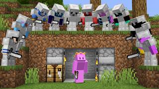 Minecraft Speedrunner VS 10 Hunters