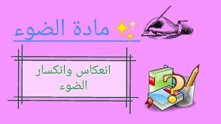 ظاهرة الانعكاس|ظاهرة الانكسار|الانكسار الكلي|والانعكاس الحدي💡