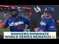 BACK-TO-BACK! Andy Pages and Max Muncy both go deep in the Freeway Series showdown.
