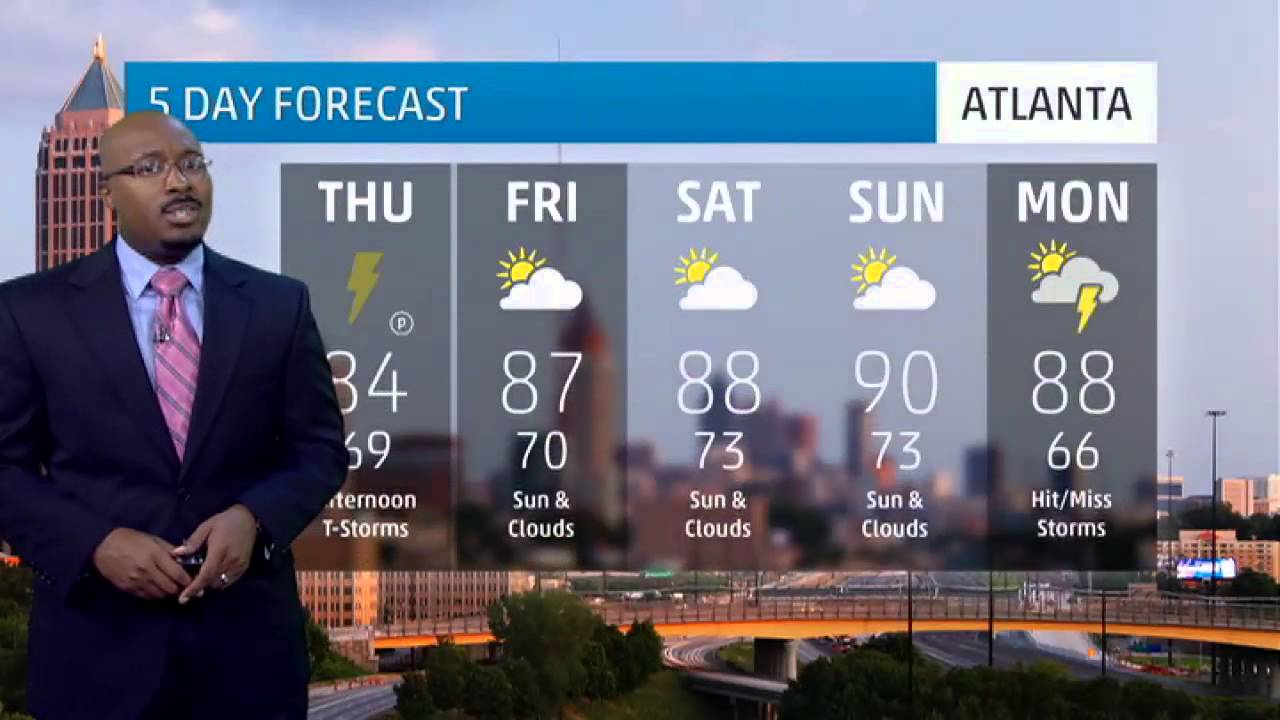 Atlanta's Weather Forecast For July 24, 2014 - YouTube