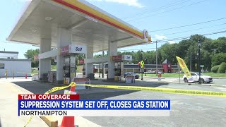 Suppression system was set off at a Shell Gas Station in Northampton