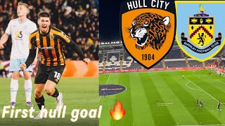 XAVIER SIMONS FIRST HULL CITY GOAL|1-1|Hull City VS Burnley