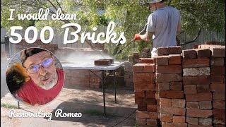 I would clean 500 BRICKS - Backyard Landscaping Transformation