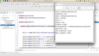 4 JAVA Networking URI methods