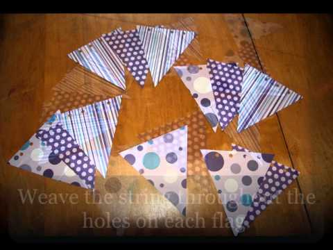 DIY: How to make an EASY Paper Pennant Banner FREE PATTERNS hipknitized.com DIY: How to make an EASY Paper Pennant Banner FREE PATTERNS hipknitized.com