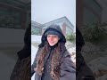 First time in snow...