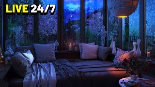 Go to Sleep w/ Rain Falling on Window | Relaxing Gentle Rain Sounds for Sleeping Problems, Insomnia
