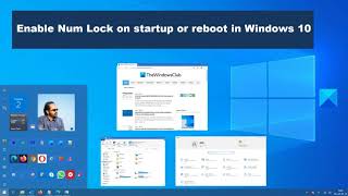 Enable Num Lock on startup or reboot in Windows 10