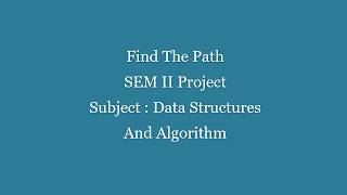 Find The Path - (Implementation of Dijkstra Algorithm)