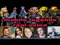 Voice Actor And Voice Actress in Mobile Legends 2021