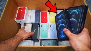 FOUND 2 IPHONE 12's!! APPLE STORE DUMPSTER DIVE JACKPOT!! (WORKING IPHONE 12 PRO MAX!!)