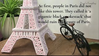 Thermocol Eiffel tower making | Styrofoam Eiffel tower making | EIFFEL TOWER MODEL AND FACTS
