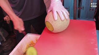 남대문 시장) 50년 전통 과일 자르기 달인 / Amazing Fruit Cutting Skills, Watermelon, Melon, Pineapple