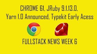 Fullstack News Week 6