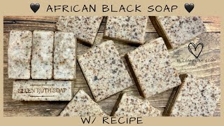 Recipe - Working with African Black Soap + Lather Test - SO GOOD 🖤🖤🖤 #skincare #soap