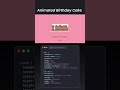 👉 “This Birthday Cake is 100% Code 🎂💻 (CSS Animation)” #FQ