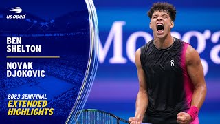 Ben Shelton vs. Novak Djokovic Extended Highlights | 2023 US Open Semifinal