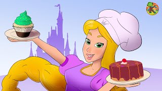 Prenses Rapunzel Masalları PASTACI | KONDOSAN Türkçe - Çizgi Film Çocuk Masallar