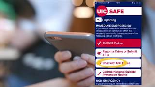Chat with UIC Police through the UIC SAFE App