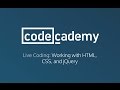 Live Coding: Working with HTML, CSS, and jQuery