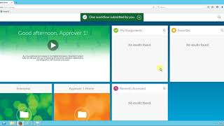 OpenText CS Smart UI Workflow Example