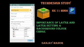 Background colour & layer setting in Nx 11 hindi