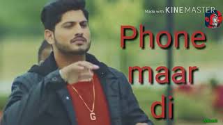 Phone Maar Di(Lyrical)|Gurnam Bhullar ft. MixSingh|Sukh Sanghera|Lyrical| |edited by:-Ankush