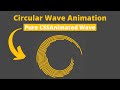 Pure CSS Wave Loader Animation || Circular Wave Animation