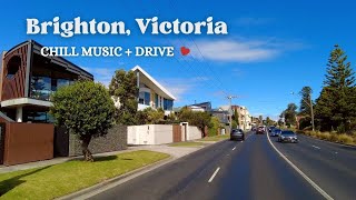 Brighton Australia Drive ⎮ Jazz Chill Music ⎮Driving around Brighton in Victoria Australia