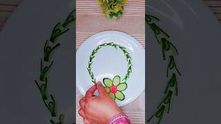 #easylifehack#vegetableart  #cucumbercarving #diy #vegetablecarving #saladcarving #art #drawing