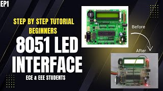 LED Interfacing with 8051 Micro Controller