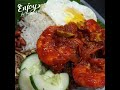 NASI LEMAK SAMBAL UDANG PETAI terbaik!!         #shorts