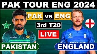 Live: PAK V ENG 3rd T20I, Match  | Live Score & Commentary | | 2024 Series | Match Update