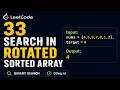 Leetcode 33. Search in Rotated Sorted Array