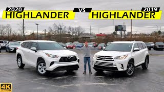 WORTH THE UPGRADE?? | 2020 Toyota Highlander vs. 2019 Toyota Highlander: Comparison