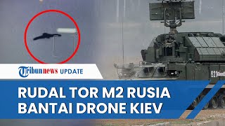Drone Ukraina Terlibat KUCING-KUCINGAN hingga Berakhir REMUK Dibantai Serangan Rudal Tor M2 Rusia