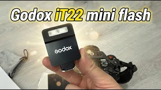 Godox iT22 TTL Mini Flash - great external flash for small cameras
