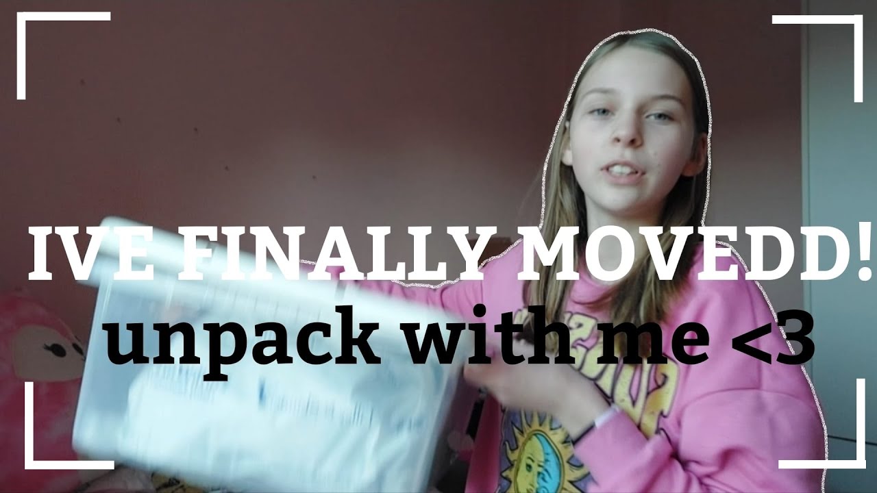Unpack With Me Moving Vlog In My New Bedroom рџ Youtube