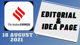 18th August 2021 | Gargi Classes Indian Express Editorial Analysis/Discussion